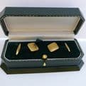 SOLD 18ct Gold Diamond Cufflinks Antique Circa 1900 French Wedding Groom Gift